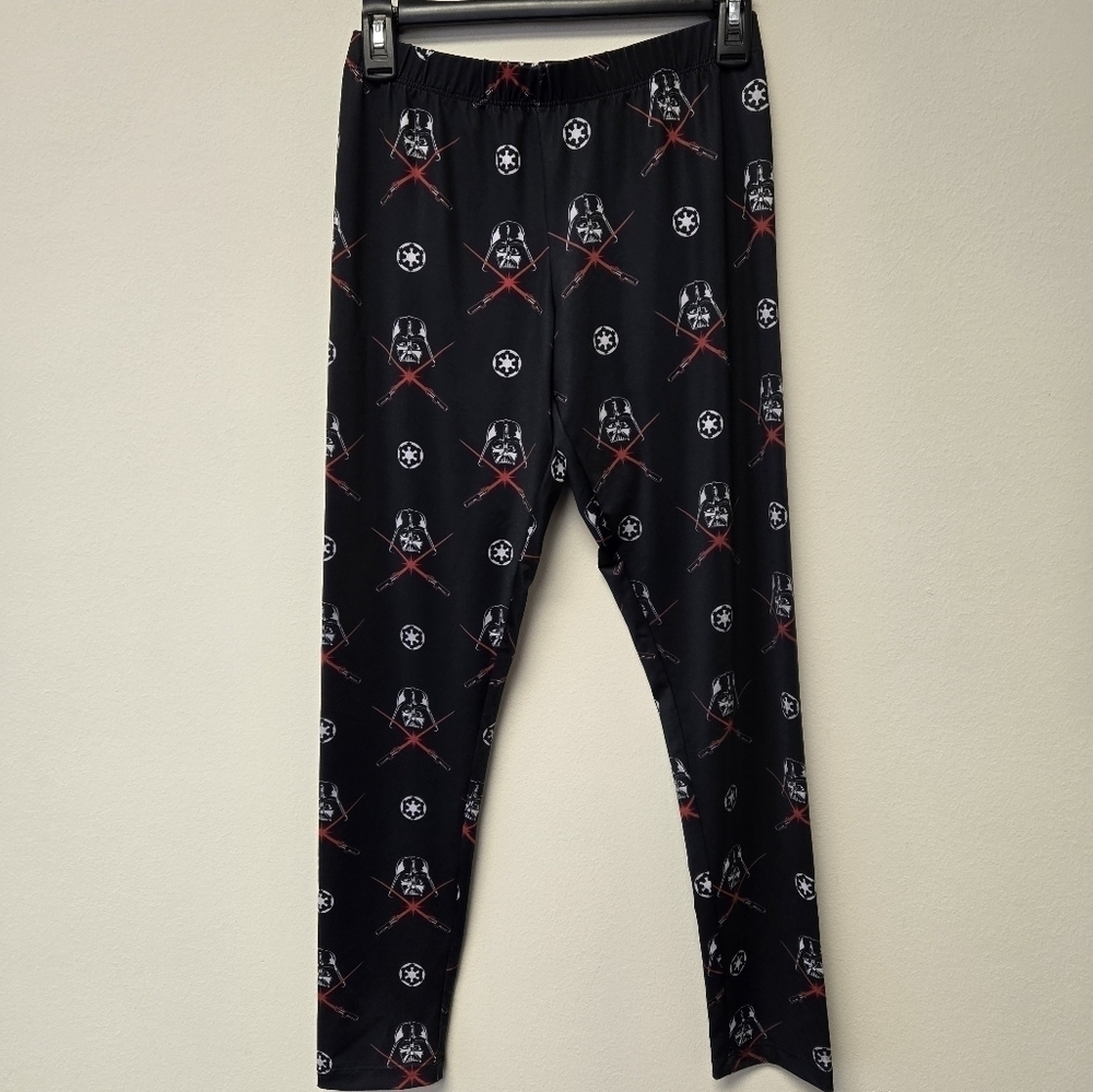 Star Wars Darth Vader light saber Legging Black L NWOT